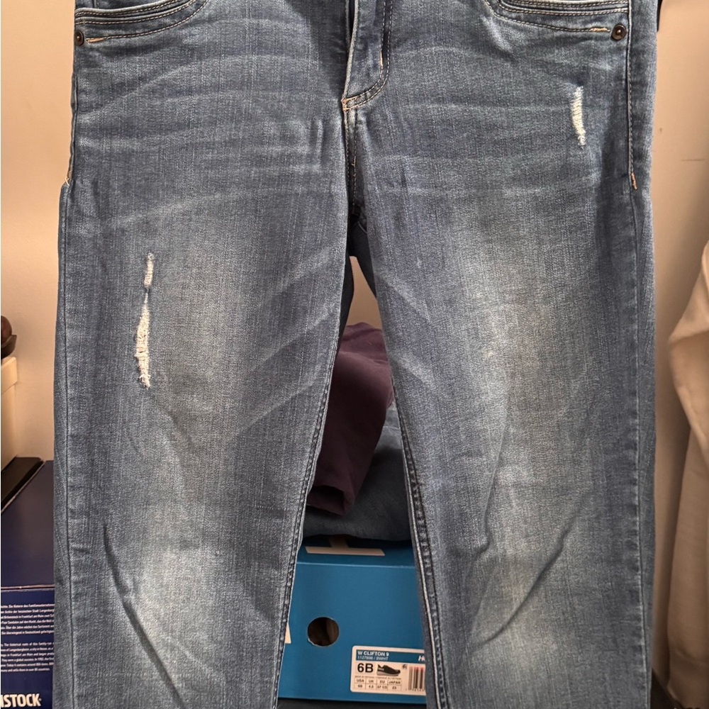 Democracy Sky Blue Cropped Jeans